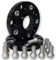 Spurverbreiterungen Distanzscheiben 13216BWS 2x20mm schwarz eloxiert - Lochkreis 120/5 - Mittenloch 72,6-2 Stück inklusive Radschrauben M12x1,5