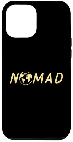 Hülle für iPhone 14 Pro Max Nomad mit Weltkugel für den Vollzeitreisenden