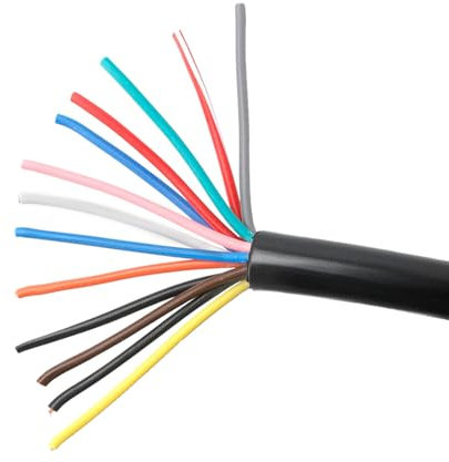 KFZ Kabel,Anhänger Kabel 13, 2m 13 Adrig Kabel,Anhänger Kabel,Anhänger Adapter 13 auf 7 polig Fahrzeugleitung Verschiedene Anwendungen,Anhängerkabel 13 Polig,13 Poliges Kabel für Anhänger Geeignet