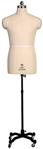 Schneiderpuppe männlich, Schneiderbüste, professionelle Schneiderpuppe für Männer, Schneiderpuppe zum Nähen, Schneiderpuppe in Übergröße auf Rädern, schöne Landschaft