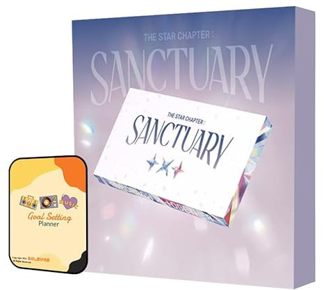 TXT Album - The Star Chapter: SANCTUARY Angel ver. (Random ver.)+Pre Order Benefits+BolsVos Exclusive K-POP Giveaways Package