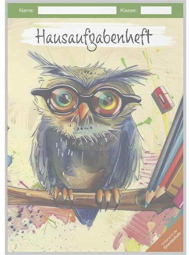 Hausaufgabenheft Grundschule Eule