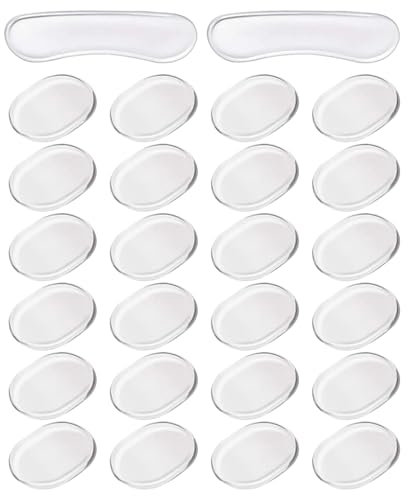 26 Stcs Trommeldämpfer Gel Pads Silikon Trommel Schalldämpfern Dämpfende Gelpolster Weiche Klare Ovale Und Drum Schallding Pads