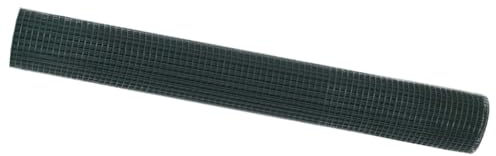 vidaXL Geschweißter Drahtzaun Grün 1 x 50 m, Garten und Terrasse, Moderner geschweißter Drahtzaun, Robuste Außenbarriere, Zeitgemäße Gartenaccessoire