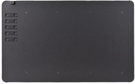 Uhidka Graphics Drawing Tablet Ultra-Thin Art Tablet 10 Express Keys with 20 Pen Nibs 8192 Levels Pressure for Drawing Writing
