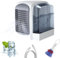 PolarCooling Mobiles Klimagerät – Tragbare Mini Klimaanlage 3-in-1 mit Luftkühler, Luftbefeuchter & Ventilator – 3 Geschwindigkeiten, USB-Betrieb, Großer Wassertank, Für Büro & Zuhause (Gray)