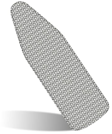 QFWFG Ironing Board Covers 110 x 40cm - Standard Size Iron Board Covers | 100% Cotton Thick Double-Layer Padding Fits Most Ironing Boards, Heat-Resistant Durable Ironing Board Cover