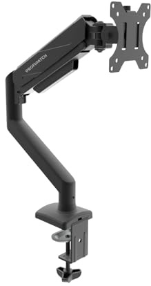 ProfiPatch Monitor Halterung 1 Monitor, VESA 75x75/100x100, 10–32 Zoll | Höhenverstellbarer Schwenkarm für den Schreibtisch – ergonomisch, stabil und mit 25 Jahren Garantie