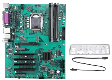 Plyisty IND B85 Industrie-Motherboard, DDR3-Speicher LGA 1150 für CPU der 4. und 5. Generation mit PCIE 3.0 X16, COM-LPT-Schnittstellen, ATX-Computer-Mainboard, für Gaming und Arbeit