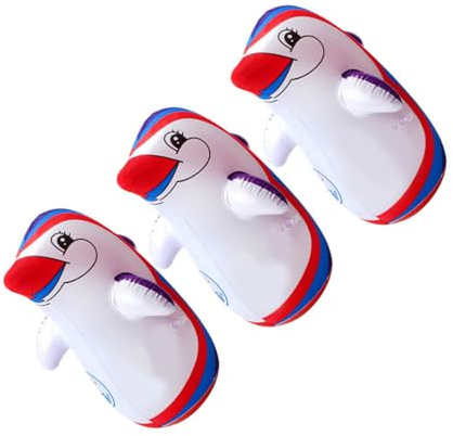 Aufblasbares Pinguinspielzeug 3 Stück aus Pvc, Kreatives Kippspielzeug