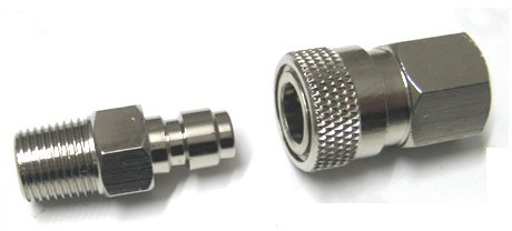 Outdoor Guy Paintball Quick Disconnect Stecker- und Buchsen-Set, Q/D