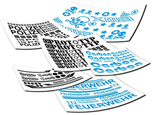 Fahrradaufkleber Sticker Sets | viele Motive | BMX Feuerwehr Polizei |