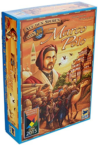 Asmodee Auf den Spuren von Marco Polo, Grundspiel, Expertenspiel, Strategiespiel, Deutsch