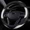 Pahajim Lenkradbezug Auto Lenkradhülle Microfiber Leder Steering Wheel Cover Universal rutschfest Lenkrad Bezug 38cm Lenkradschutz für LKW/Auto/Jeep/SUV -Schwarz Weiß