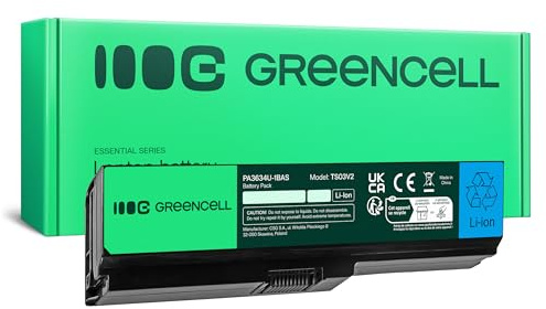 Green Cell Laptop Akku Toshiba PA3634U-1BRS PA3634U-1BAS für Toshiba Satellite L650 L650D L655 L655D L670 L670D M500 A660 A660D A665 A665D L510 L630 L635 L640D U400 U500 A660-11M A660-121 L650-1NT