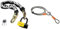 Kryptonite New York Fahgettaboutit Chain Lock - 100cm - Black/Yellow & Loop Cable Krypto Flex 213cmx10mm, Grey