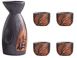 Maya Star A07 - Set di tazze per saké giapponesi in ceramica, dipinte a mano