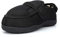 Generic Men's Extra Wide Fit Slippers - Black, 11 UK XX-Wide - Comfortable Memory Foam Insole - All Seasons - Home - SLIPPER