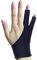 TIMEBETTER Drawing Glove, Artist Glove for Drawing Tablet, iPad, Digital Art Creation - Palm Rejection, Exposed Fingertip, Suitable for Left and Right Hand - L, Pack of 2