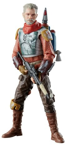 Star Wars Hasbro 15 cm große The Mandalorian Cobb Vanth Action-Figur zum Sammeln The Black Series, für Kids ab 4 Jahren, Multi, F5132