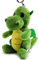 Drache Schlüsselanhänger Plüsch grün Kuscheltier Anhänger - Kuscheltiere*biz