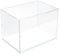 Nynelly Acrylic Display Case for Lego Display Case for Models Figures Assemble Dustproof Thickened Clear Acrylic Display Box Display Cabinet (White, 30x20x20 cm)