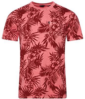 Superdry Herren Vintage T-Shirt mit Tasche Vintage Rot M
