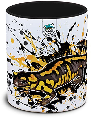 Froschtasse Salamandra salamandra - Feuersalamander, Exoten, Terraristik