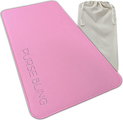 Purse Bling Neverfull GM Base Shaper, Taschenformer für LV Never Full Bags und andere LV Totes, Veganes Leder (Ballerine Pink, GM)