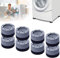 SAMSYOKI 8 Stück Waschmaschine Fußpolster,Universal Schwingungsdämpfer Anti Vibration Waschmaschine Füße Pad Gummi Antivibrationsmatte für Waschmaschine/Trockner/Möbel