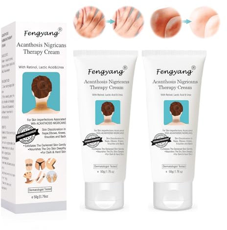 Fengyang® 2Pcs Crema per l'acantosi Acanthosis Nigricans Therapy Cream per il trattamento dell'acanthosis nigricans Per L'Acantosi Nigricana Per Sottobraccio Collo Ascella