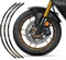 Aufkleber-Set für 2 Felgen, kompatibel mit YAMAHA Tracer 9 GT 2023 FM-CI-006 (Midnight Black)
