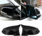 TTCR-II 2 PCS Compatibile con Espejo de Puerta Lateral BMW Serie 1 F20 F21/2'F22 F23 F87/3'F30 F31 F34/4'F32 F33 F36/i3 I01/X1 E84 Carcasas Espejos Retrovisores Izquierda+Derecha-Negro Brillante