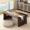 Umweltfreundlicher Kleiner Teetisch im japanischen Stil, Tatami-Couchtisch, niedriger Altartisch for Meditation, for Sitzen auf dem Boden, for Essen und for spirituelle Praktiken (Farbe : braun, Siz