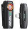 hohem MIC-01 Microfono wireless ad lavalier per iPhone iPad, Certi-ficato MFi, registrazione audio a 360°, tempo di utilizzo 7.5H, cancellazione del rumore DSP, essenziale per Vlog, YouTube
