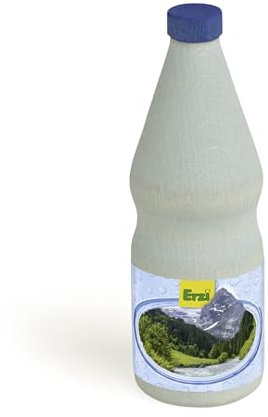 Erzi 18029 Mineralwasser aus Holz, Kinderküche, Kaufladenartikel für Kinder, Rollenspiele