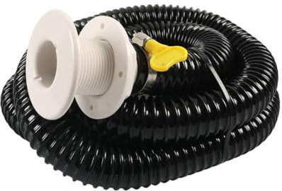 Kexpery Marine Bilgepumpenschlauch 1-1/8 Zoll Sanitär-Kit PVC Marine Bilgepumpe Schlauch Installationssatz Zubehör für Boote