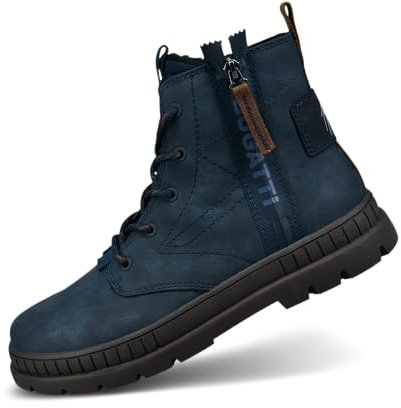 bugatti 321-AGB51, Stivali alla Moda Uomo, Blu Scuro, 44 EU