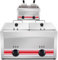 PixCy Freidora De Gas, Freidoras Industriales, Freidora a Gas Comercial, Freidora De Cocina, Encimera a Gas Profesional De Alta Capacidad,para Cocinar Alimentos,20L