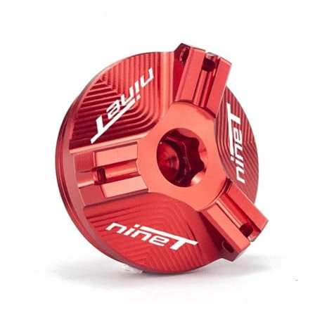 DABAUR Tankkappen Für R NEUN T Moto Racing Motoröl Kraftstoff Füllstoff Abdeckung Kappe Stecker Für BMW Für RNINET 2014-2016 2017 Für R NineT (Farbe : Rot)