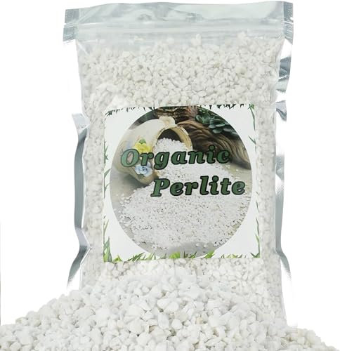 Bio-Perlite für Pflanzen, Bodenverbesserung für verbesserte Drainage und Wachstum, ideal für Blumenerde (4L)