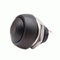 AUTOZOCO Botón Pulsador Momentáneo, Botón Auto Reinicio, Pulsador de contacto momentáneo, Tamaño del orificio de montaje 12 mm, 1 NO, SPST, CA 250V 1.5A | 125V 3A, IK08, Negro