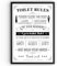 Shopsharks Toilet Rules Art Print - Funny Bathroom Wall Decor - 9 Colour Options, 8 Sizes - Humorous Home Decor - Unframed