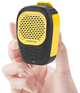GNMDNR Wearable Bluetooth Speaker-Clip-on Waterproof Bluetooth Speaker for Enhanced Sound Quality and Portability
