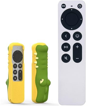 GoyaGirl Mando a distancia de repuesto para Apple TV 4K para Apple TV 4K/ Gen 1 2 3 4/ HD A1218 A1842 A1625 A1427 A1469 A2169 A1378, con bonita funda protectora para control remoto