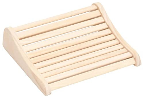 Hogar y jardín, piscina y spa, accesorios de sauna, reposacabezas de madera maciza de pino