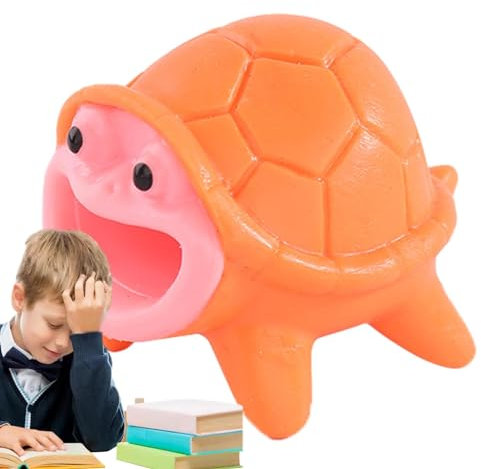 Yaztauho Schildkröten-Stressball - Sensorisches Stressspielzeug | Niedlicher Squeeze-Teigball, tierisches Stressspielzeug, dehnbares, hochelastisches Schildkrötenspielzeug, Squeeze-Spielzeug,