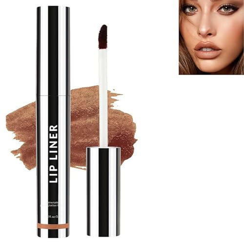 Lip Liner Stay, Peel Off Lip Liner Stain, Lip Liner Peel Off Tattoo Lip Liner, Tattoo Lipstick For Fuller And More Contoured Lips Long-Lasting Nourishing Infused For All Skin Types(B)