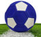 WIYETY Fussball Curve Ball Größe 5, Fussball Curveball Kinderfussball, Eva Gummi Swerve Fußball für Fußballtraining, Kurvenball für Kinderunterhaltung, Eva-Gummi Ball für Outdoor Spiele (Blau Weiß)