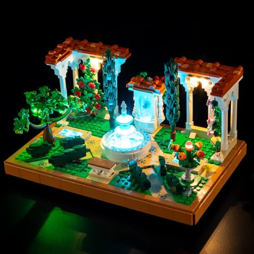 LIGHTAILING Licht-Set Für Lego-10359 Springbrunnengarten - Led-Beleuchtungsset Kompatibel Mit Lego Bausteinen Modell - Modell Set Nicht Enthalten